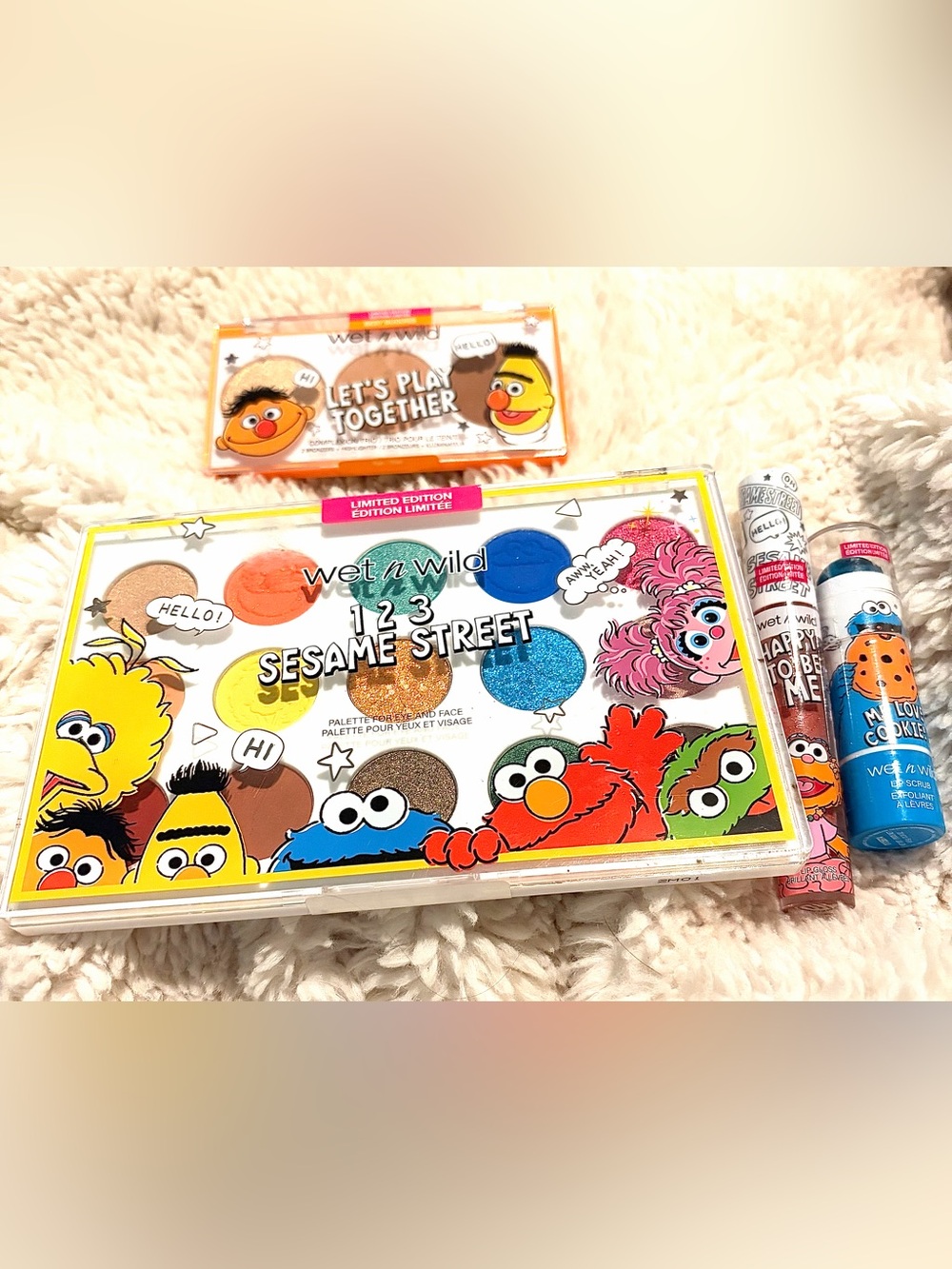 Wet n Wild Sesame Street Limited Edition Makeup Palettes & Lip Gloss